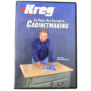 Kreg Pocket Hole Cabinet Making DVD Guide Woodworking Joinery Instruction Video
